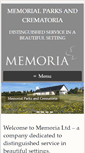 Mobile Screenshot of memoria.org.uk